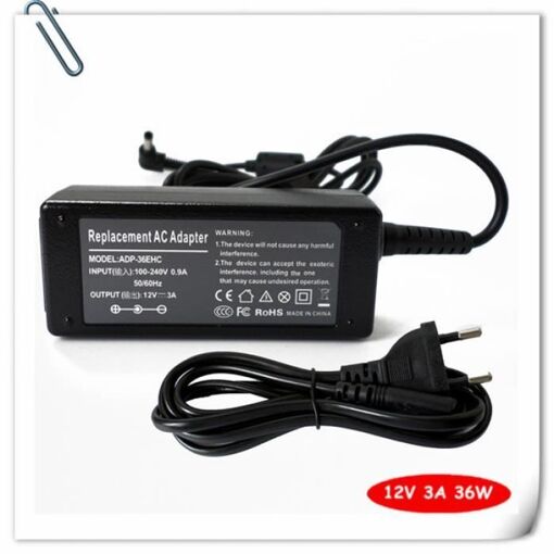12 V 3a 36 W Ordinateur Portable Adaptateur Ca Pour