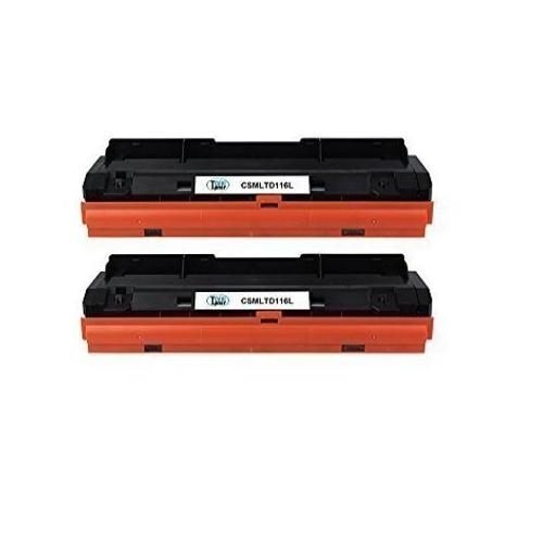 Cool Toner MLT-D116L XL Cartouche Compatible de Toner pour Samsung Xpress SL-M2625 M2625D 2626 2825 2826 2825DW Imprimante(Noir, 3000 feuilles, Lot de 2), MLT-D116L