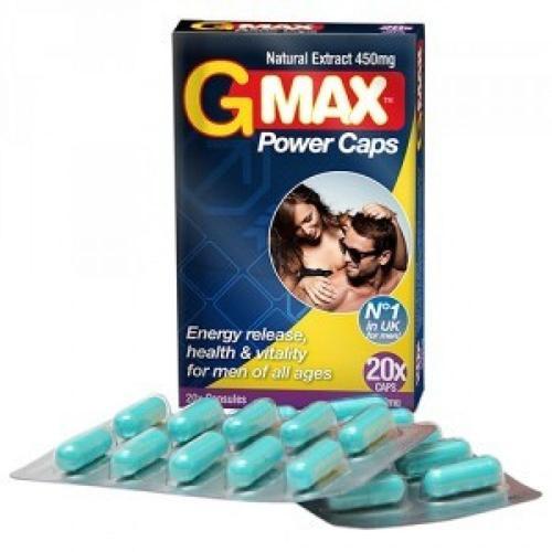 Stimulants G Max Power Caps 20 Gélules