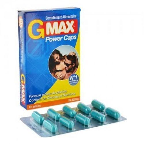 Stimulants G Max Power Caps 10 Gélules Gold Max
