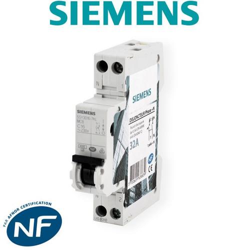 Siemens - Disjoncteur électrique phase + neutre 32A