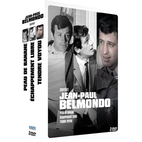 Jean-Paul Belmondo - Coffret 3 Films : Peau De Banane + Échappement Libre + Tendre Voyou - Pack