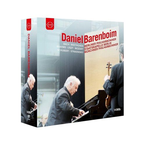 Coffret Daniel Barenboim : Bach, Beethoven, Brahms, Liszt, Schubert, Mozart, Stravinsky (14 Dvd)