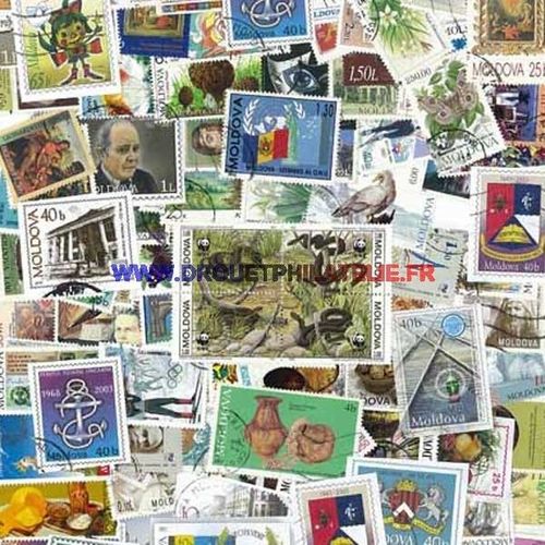 Moldavie - Lot De 25 Timbres Differents