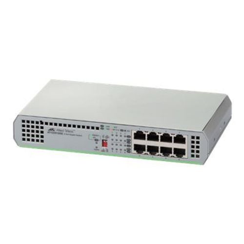 Allied Telesis CentreCOM AT-GS910/8 - Commutateur - 8 x 10/100/1000 - de bureau