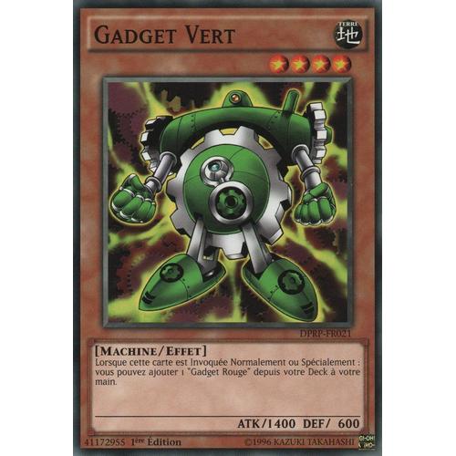 Carte Yu-Gi-Oh - Gadget Vert - Dprp-Fr021 Commune 1ère Edition