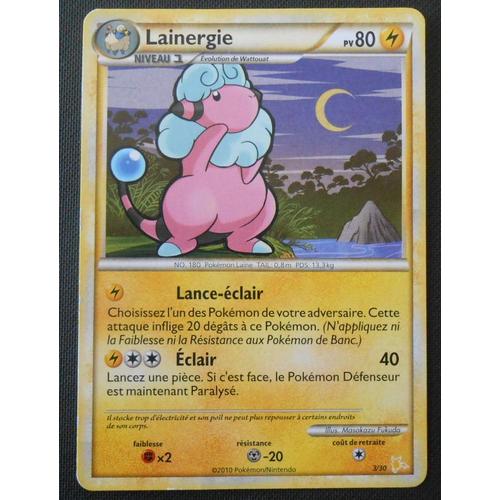 Lainergie 3/30 - Trainer Kit - Heartgold Soulsilver - Raichu - Vf