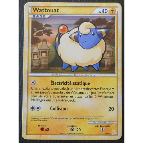 Wattouat 20/30 - Trainer Kit - Heartgold Soulsilver - Raichu - Vf