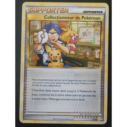 Supporter Collectionneur De Pokemon 22/30 - Trainer Kit - Heartgold Soulsilver - Raichu - Vf