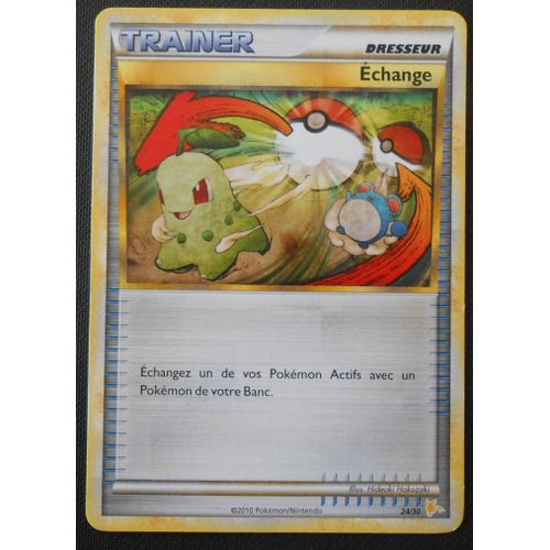 Trainer Echange 24/30 - Trainer Kit - Heartgold Soulsilver - Raichu - Vf