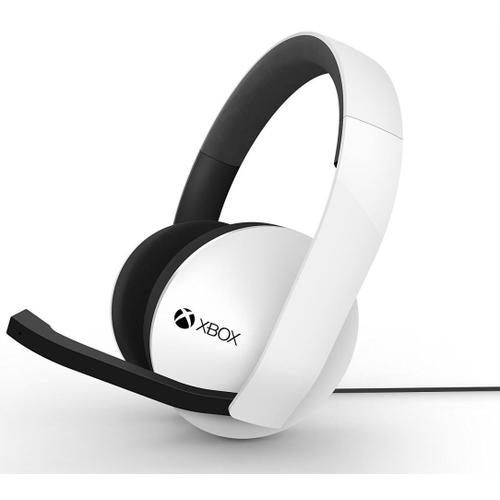 Microsoft Xbox One Stereo Headset - Special Edition - micro-casque - circum-aural - filaire - blanc - pour Xbox One S