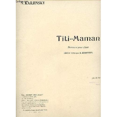 Titi-Maman - Berceuse