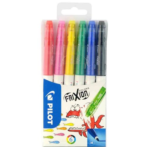 Pilot Etui De 6 Feutre Effaçable Frixion Colors Pte Moyenne Assortis