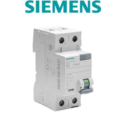 Siemens - Interrupteur différentiel 30 mA 63 A Type A