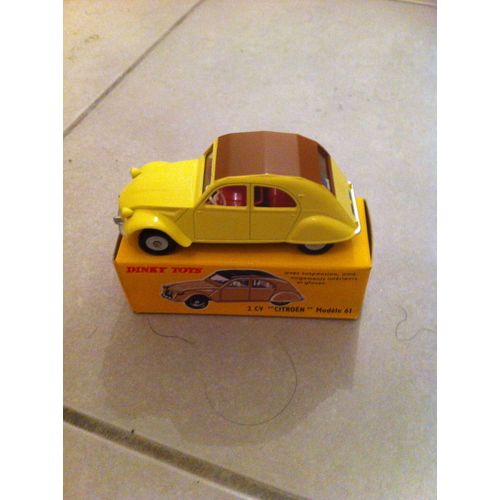 2 Cv Citroën Modèle 61 - Réédition Dinky Toys - Editions Atlas-Atlas