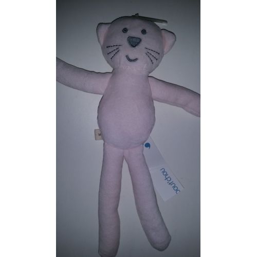 Doudou Chat Chaton Bout'chou Boutchou Rose Jouet Bebe Naissance Peluche Éveil Enfant Blanket Comforter Soft Toys Plush 30 Cm 
