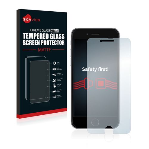 Savvies® Hd33 Matte Protection D'écran En Verre Trempé Pour Apple Iphone 7