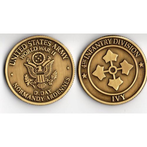 Militaria Ww2 - Pièce Collection - 4th Infantry Division Ivy