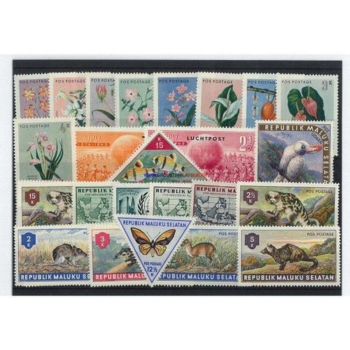 Maluku Selantan 50 Timbres Differents Obliteres