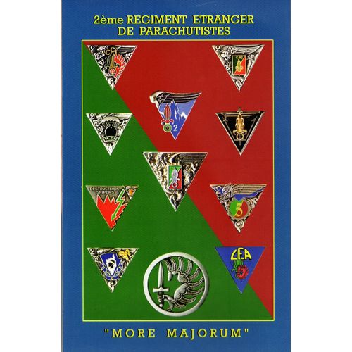 Militaria - Photo - Insignes Du 2ème Régiment Étranger De Parachutistes