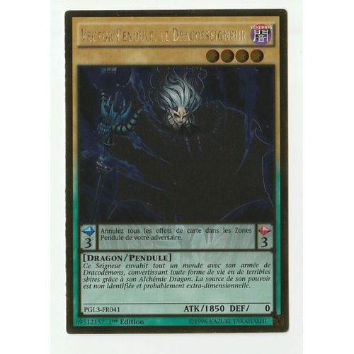 Yu-Gi-Oh! - Pgl3-Fr041 - Vector Pendule, Le Dracosseigneur - Gold Rare