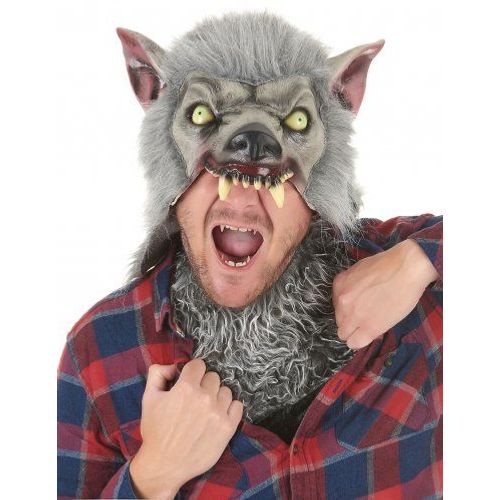 Masque En Latex Loup Garou Adulte,