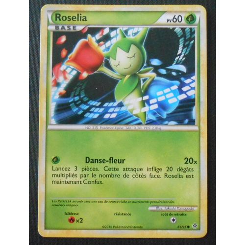 Pokémon - 61/95 - Heartgold Soulsilver Déchainement - Roselia - Commune
