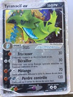 Tyranocif Ex 160pv 111 115 Cartes De Jeux Rakuten