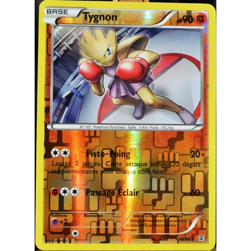 Carte Pokémon 48/83 Tygnon 90 Pv - Reverse Générations Neuf Fr