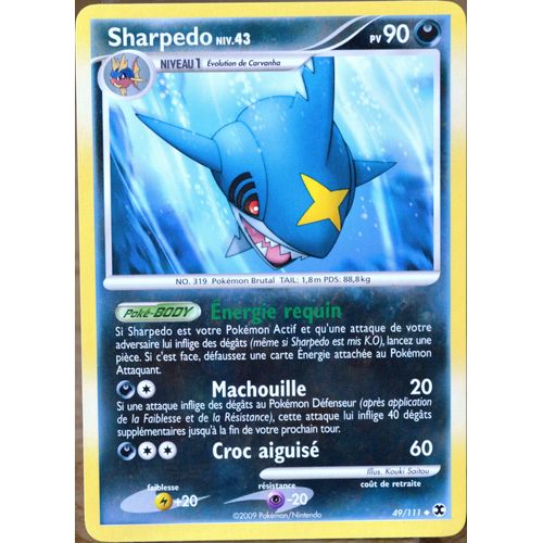 Carte Pokémon 49 Sharpedo Platine Rivaux Émergents Neuf Fr