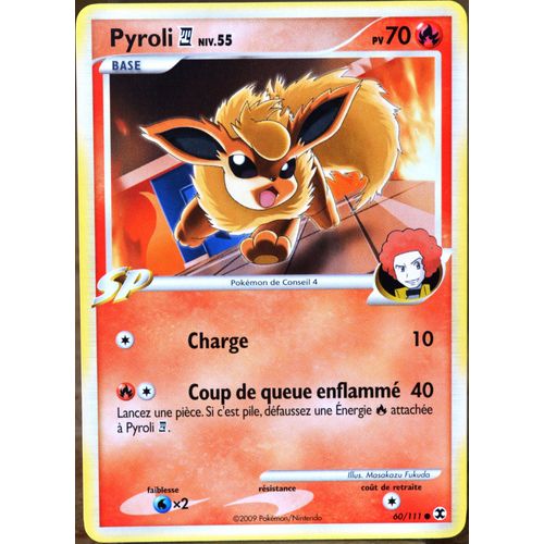 Carte Pokémon 60 Pyroli Conseil 4 Platine Rivaux Émergents Neuf Fr