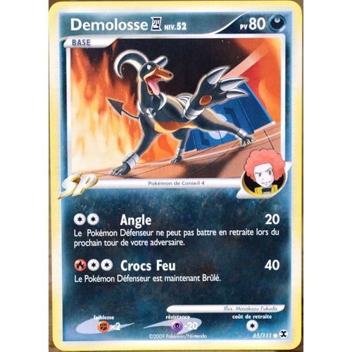 Carte Pokémon 65/111 Demolosse Conseil 4 Platine Rivaux Émergents Neuf Fr