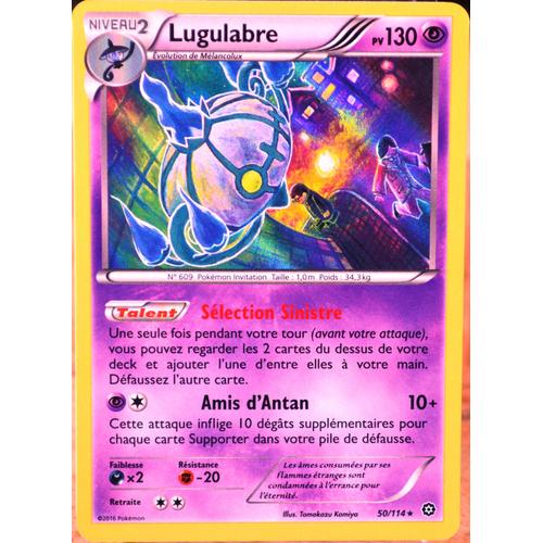 Carte Pokémon 50/114 Lugulabre 130 Pv - Holo Xy - Offensive Vapeur Neuf Fr