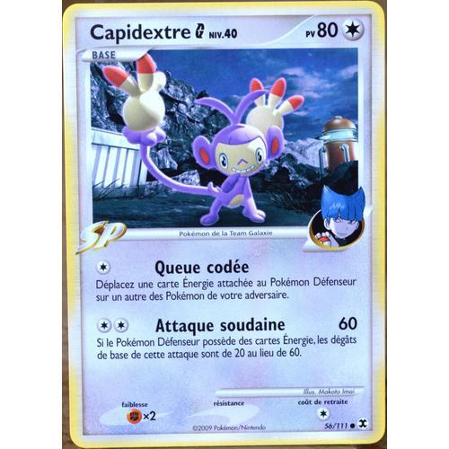 Carte Pokémon 56 Capidextre Galaxie Platine Rivaux Émergents Neuf Fr