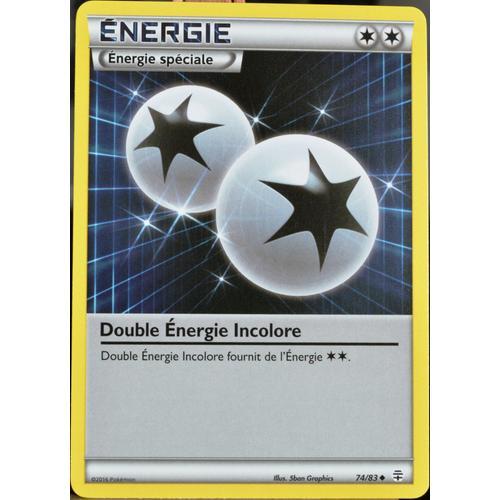 Carte Pokémon 74/83 Double Énergie Incolore Série Générations Neuf Fr