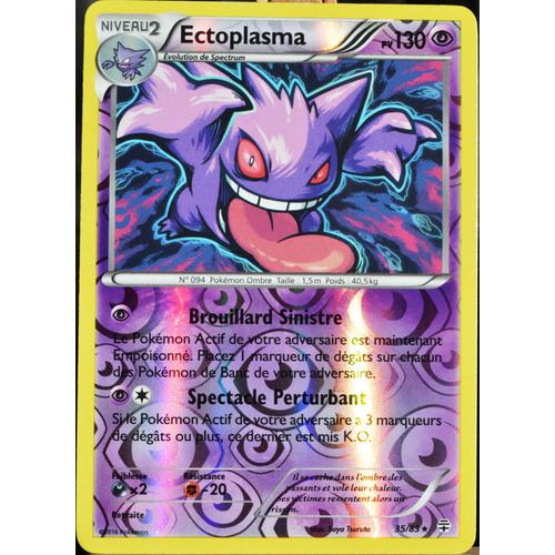 Carte Pokémon 35/83 Ectoplasma 130 Pv - Reverse Série Générations Neuf Fr