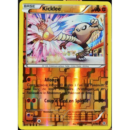 Carte Pokémon 47/83 Kicklee 90 Pv - Reverse Série Générations Neuf Fr