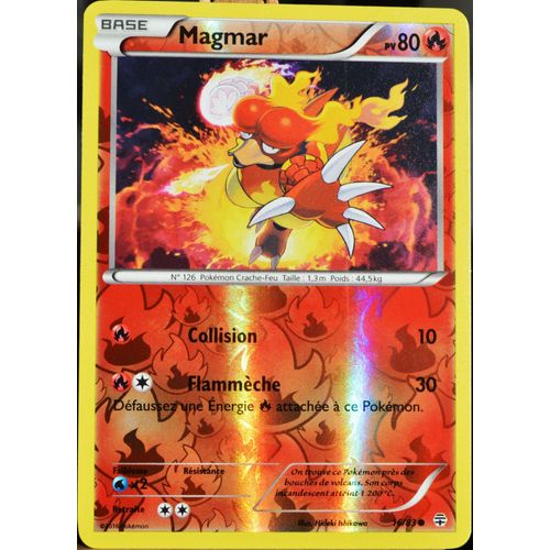 Carte Pokémon 16/83 Magmar 80 Pv - Reverse Série Générations Neuf Fr