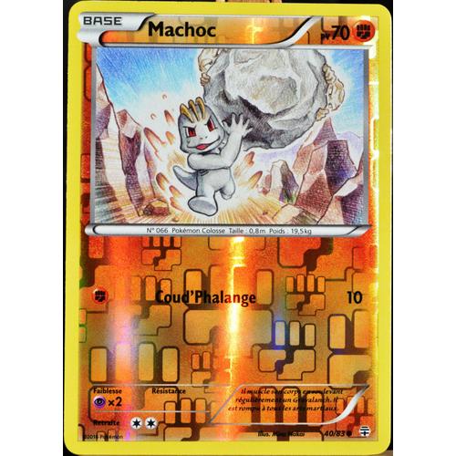 Carte Pokémon 40/83 Machoc 70 Pv - Reverse Série Générations Neuf Fr