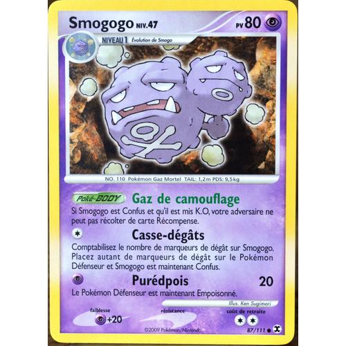 Carte Pokémon 87 Smogogo 80 Pv Platine Rivaux Émergents Neuf Fr
