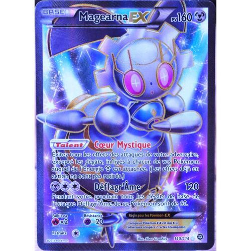 Carte Pokémon 110/114 Magearna Ex 160 Pv - Full Art Xy - Offensive Vapeur Neuf Fr