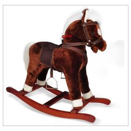 Enfants Game Room Licorne Swing Horse Fille Jouet Effet sonore cheval à bascule 