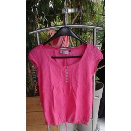 Top Forme Blouse "" Kiabi "" Coton T36 Rose Bonbon