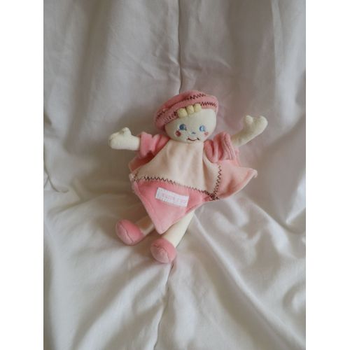 Doudou Fille Habit Rose Sucre D'orge