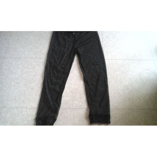 Legging Transparent 36/38 Noir
