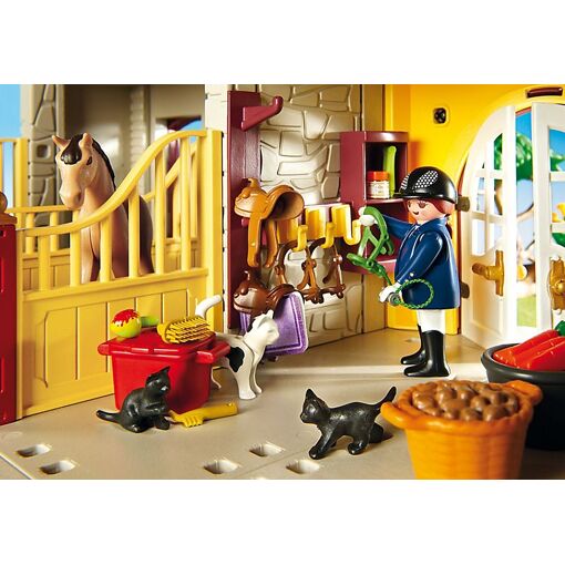 Playmobil 5221 - Haras avec Chevaux et Enclos_image_5|Rakuten