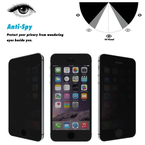 Film Protection Ecran Privacy 360 Privé Pour Iphone Screenguard, Smartphone: Apple Iphone 5/5s/5c