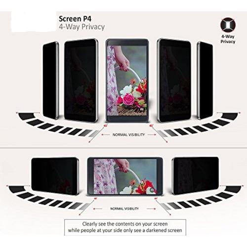 Film Protection Ecran Privacy 360 Privé Pour Samsung Screenguard, Smartphone: Galaxy S6 Edge G925