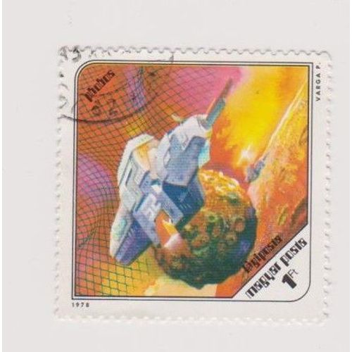 Timbre Hongrie Maygar Satellite 1
