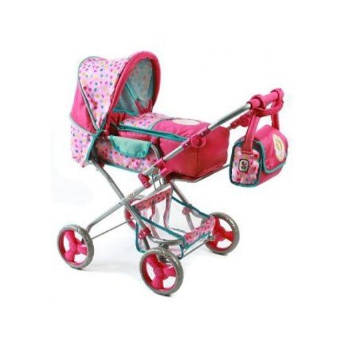 Landau Combi Poussette Lillifee Poupée - Dim 83x46x82 Cm Hauteur Poignée 40 À 80 Cm